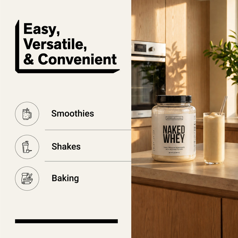 Vanilla Whey Protein Powder - Vanilla