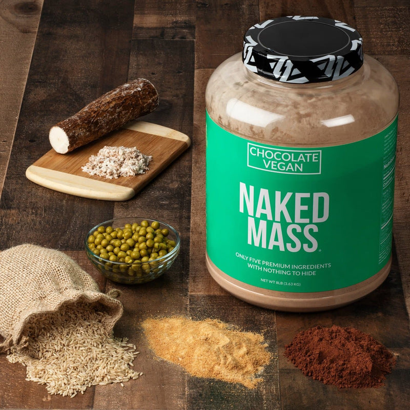 Chocolate Vegan Mass Gainer Supplement - Chocolate (Vegan) 12LB